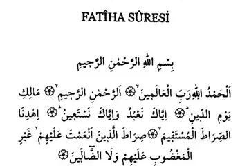Fatiha Duası Okunuşu ve Anlamı